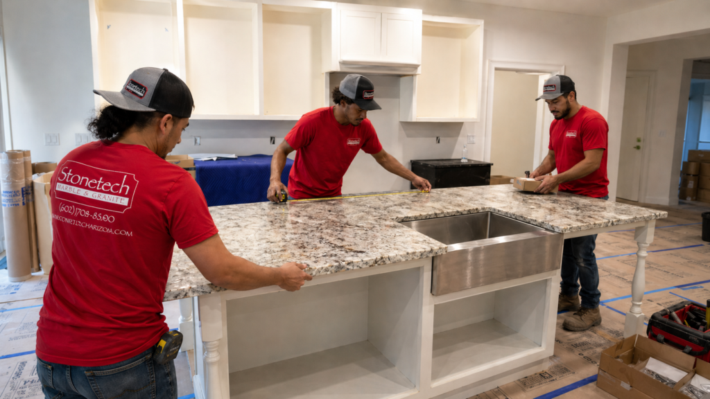 What to Expect During a Granite Countertop Installation - Stonetech